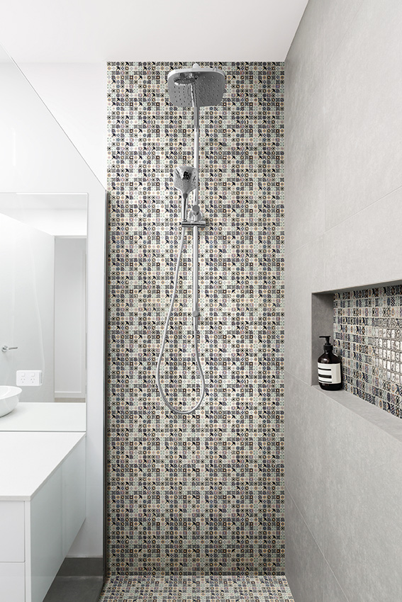 Rivestimenti bagno a mosaico